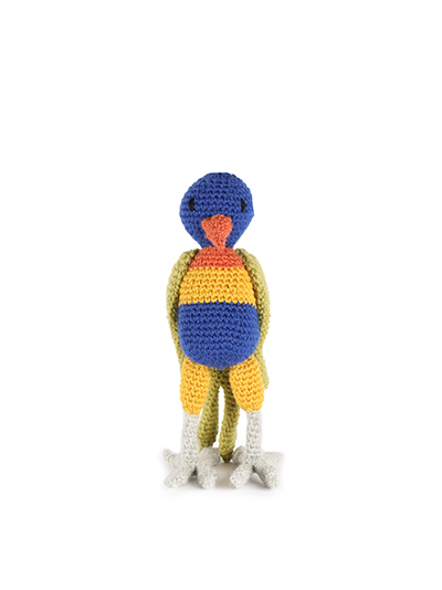 lorikeet bird crochet amigurumi project pattern kerry lord Edward's menagerie